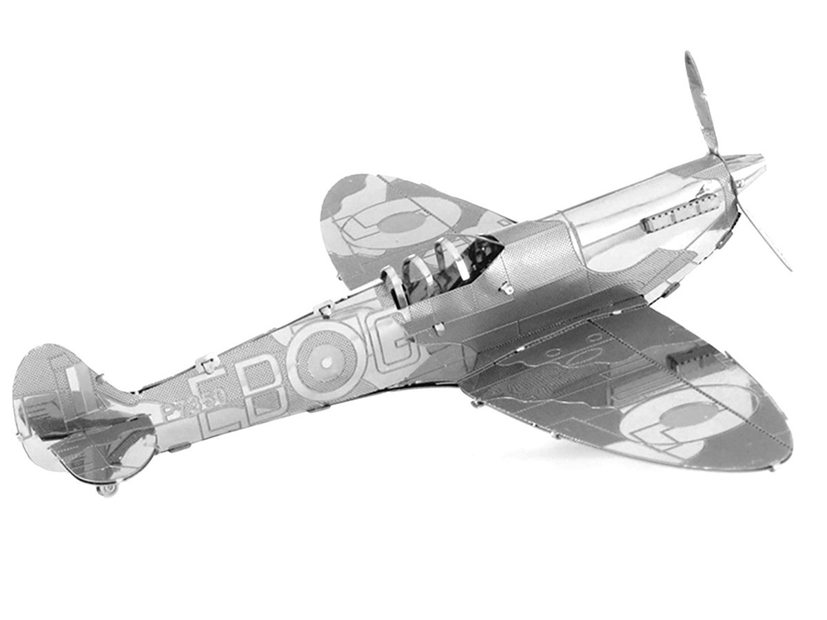 Model Kit Supermarine Spitfire Fighter Aircraft "Royal Air Force" (Easy Difficulty) Steel Model by Metal Earth-2