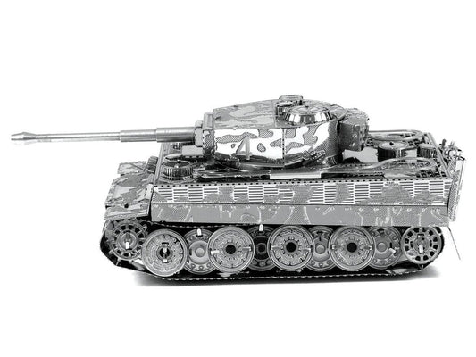 Model Kit German Tiger I Tank (Moderate Difficulty) Steel Model by Metal Earth Metal Earth