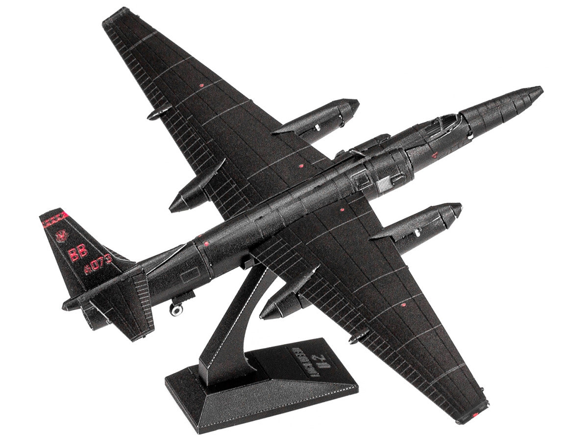 Model Kit Lockheed Martin U-2 Dragon Lady Aircraft "United States Air Force" (Moderate Difficulty) Steel Model by Metal Earth-3