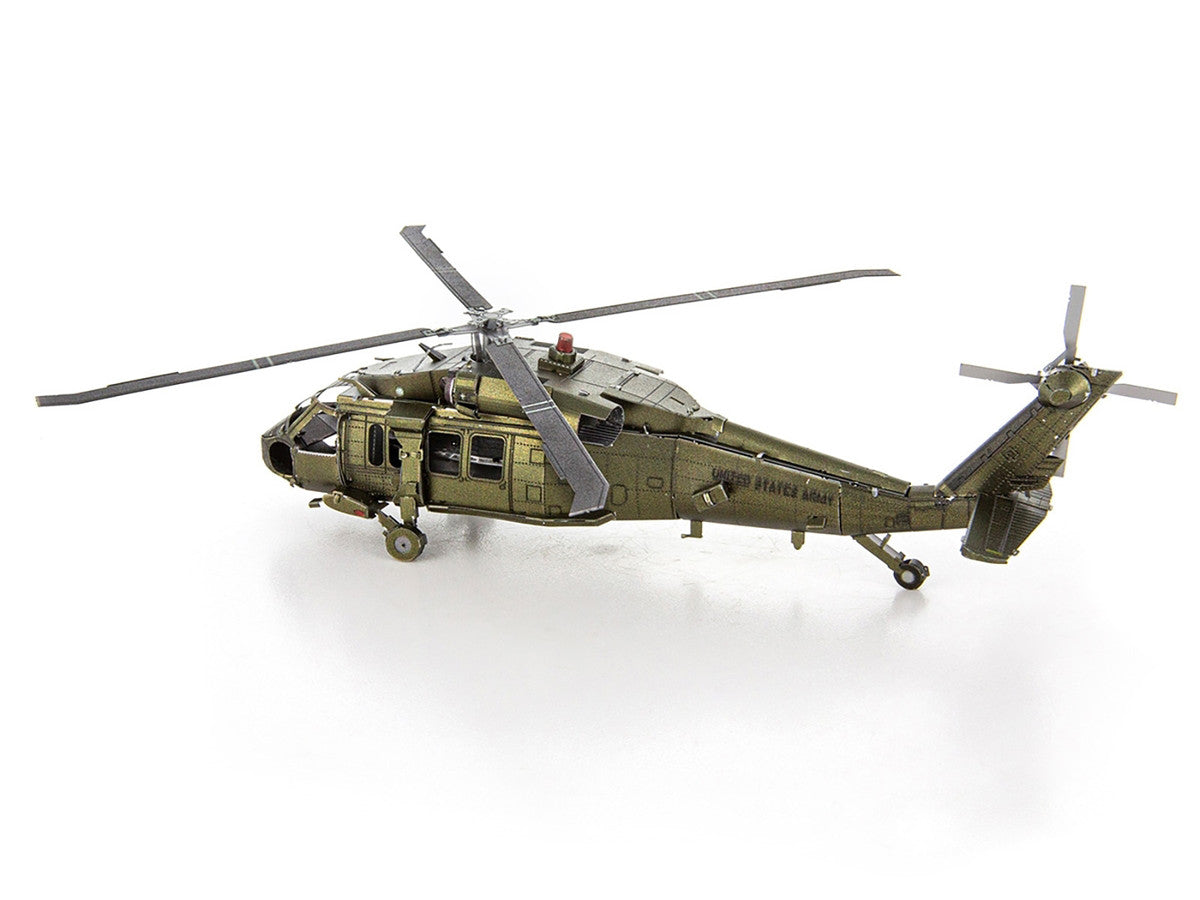 Model Kit Sikorsky Black Hawk Helicopter "United States Army" (Moderate Difficulty) Steel Model by Metal Earth-2