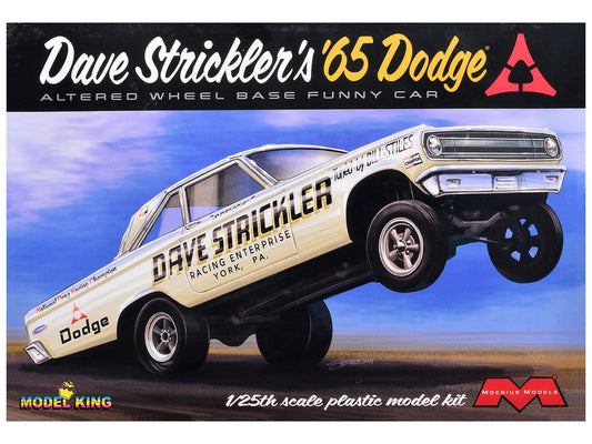 Skill 3 Model Kit Dave Strickler's 1965 Dodge AWB Funny Car 1/25 Scale Model by Moebius Moebius