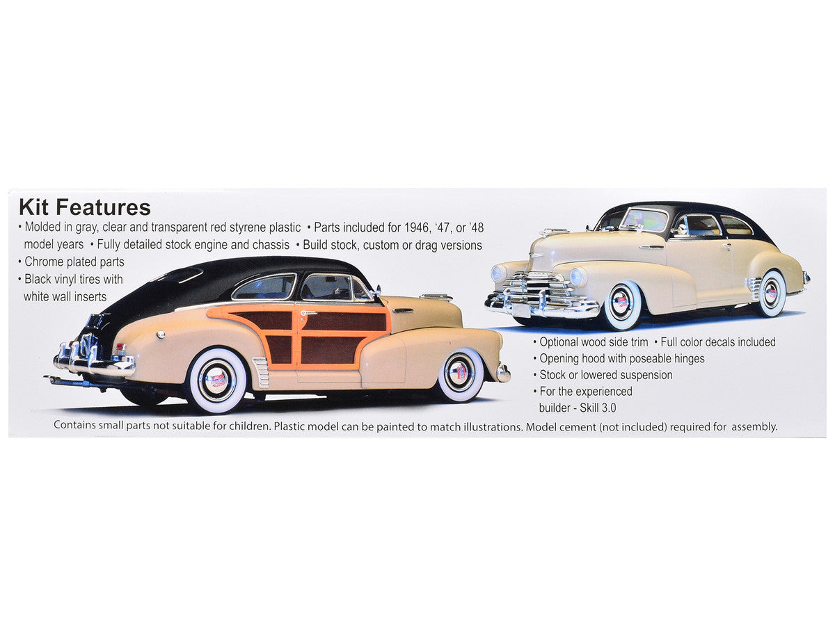Skill 3 Model Kit 1947 Chevrolet Fleetmaster 3-in-1 Kit 1/25 Scale Model by Moebius Moebius