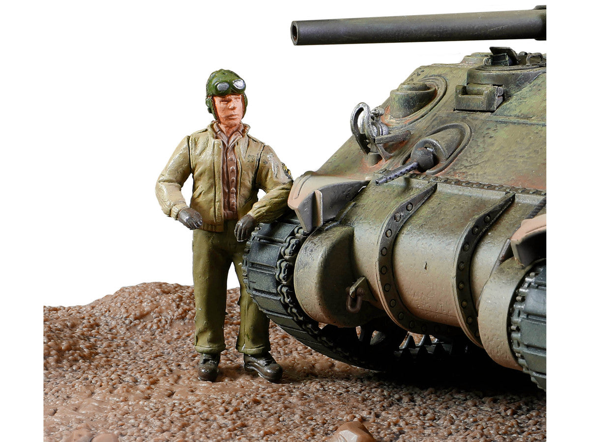 Sherman M4 (75) Medium Tank U.S. "753th Tank Battalion Gustav Line Italy" (1944) "Engine Plus" Series 1/32 Diecast Model by Metal Proud Metal Proud