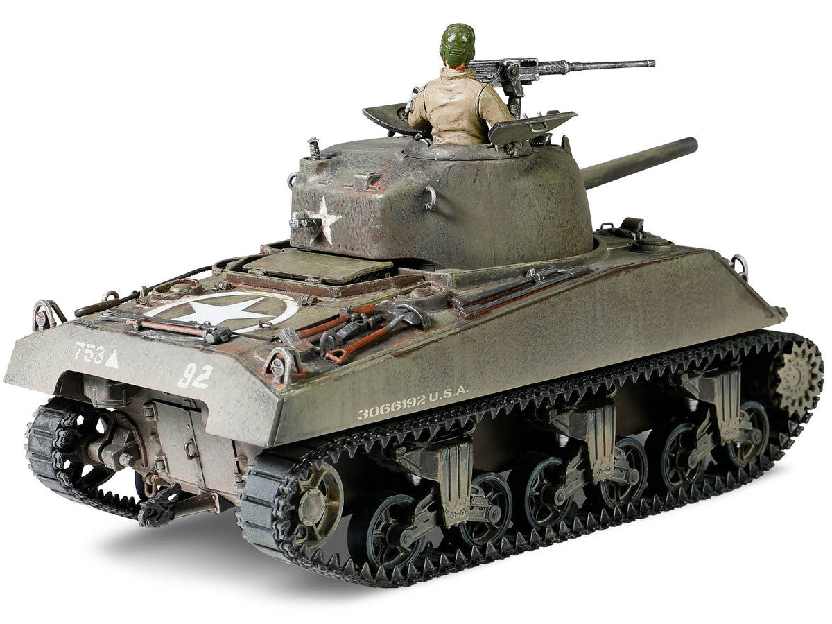 Sherman M4 (75) Medium Tank U.S. "753th Tank Battalion Gustav Line Italy" (1944) "Engine Plus" Series 1/32 Diecast Model by Metal Proud Metal Proud