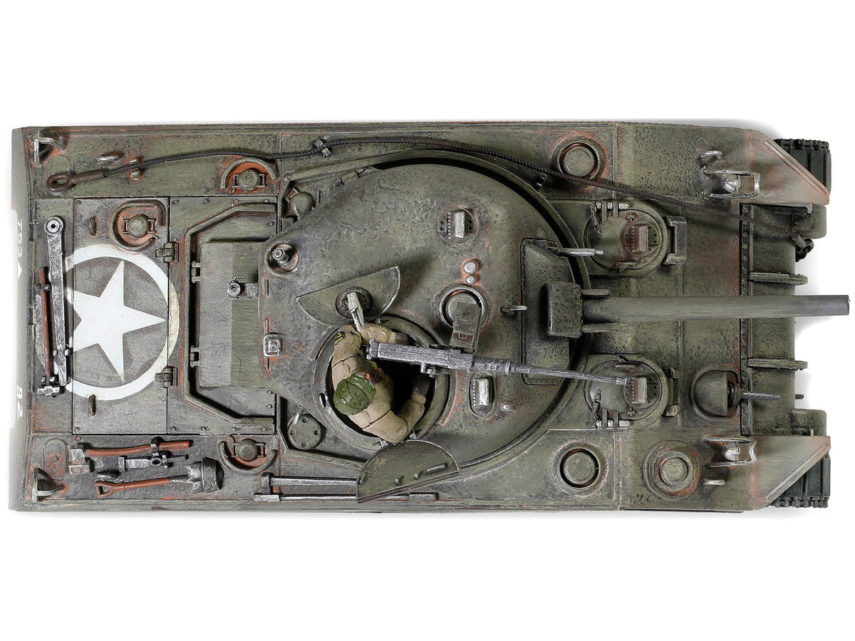 Sherman M4 (75) Medium Tank U.S. "753th Tank Battalion Gustav Line Italy" (1944) "Engine Plus" Series 1/32 Diecast Model by Metal Proud Metal Proud
