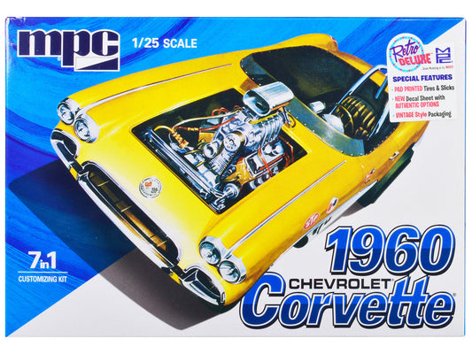 Skill 2 Model Kit 1960 Chevrolet Corvette 7-in-1 Kit 1/25 Scale Model by MPC MPC