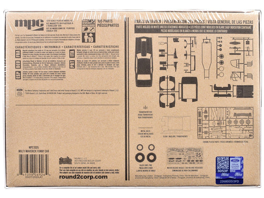 Skill 2 Model Kit "Ohio" George Montgomery's Multi Maverick Funny Car 1/25 Scale Model by MPC MPC