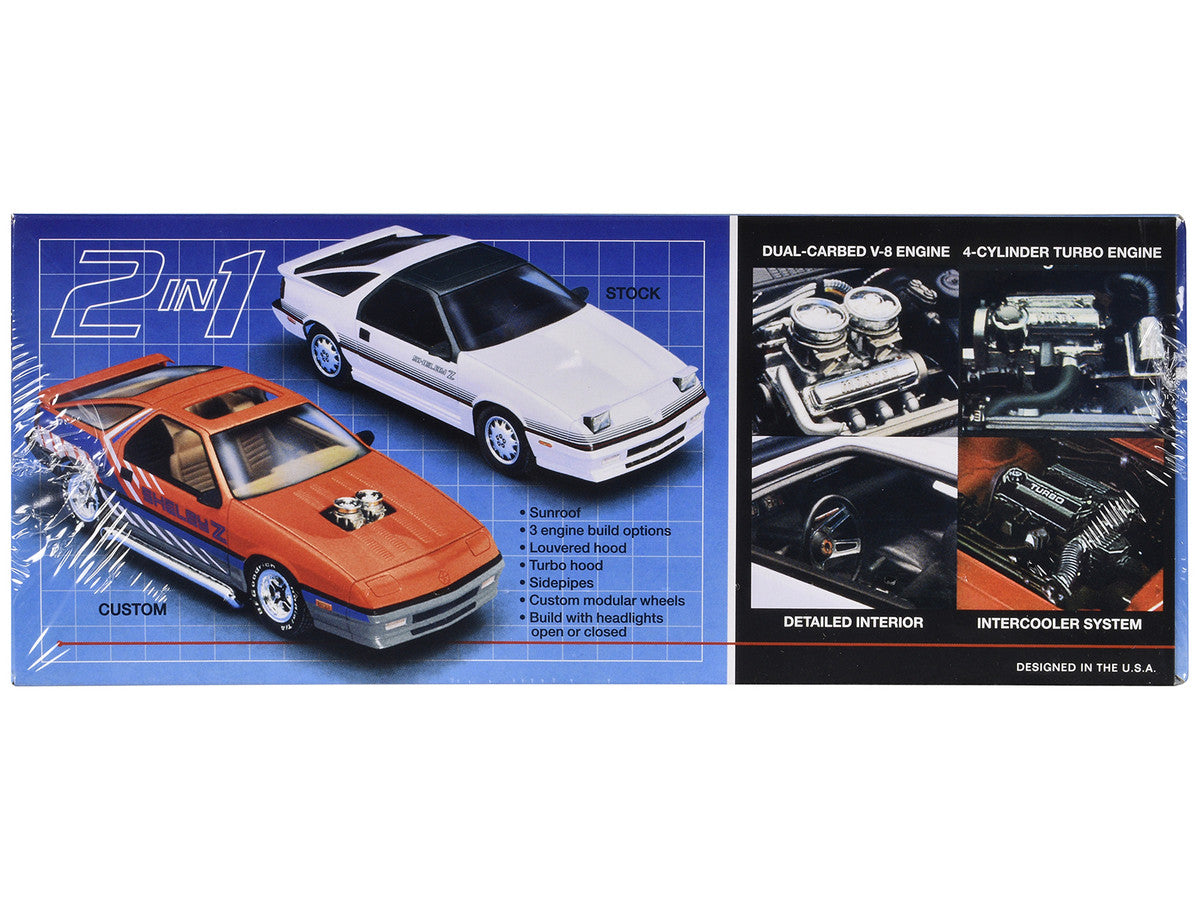 Skill 2 Model Kit 1988 Dodge Shelby Daytona Z 2-in-1 Kit 1/25 Scale Model by MPC MPC