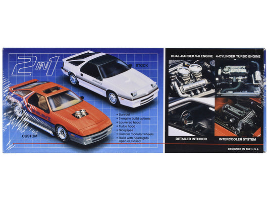 Skill 2 Model Kit 1988 Dodge Shelby Daytona Z 2-in-1 Kit 1/25 Scale Model by MPC MPC