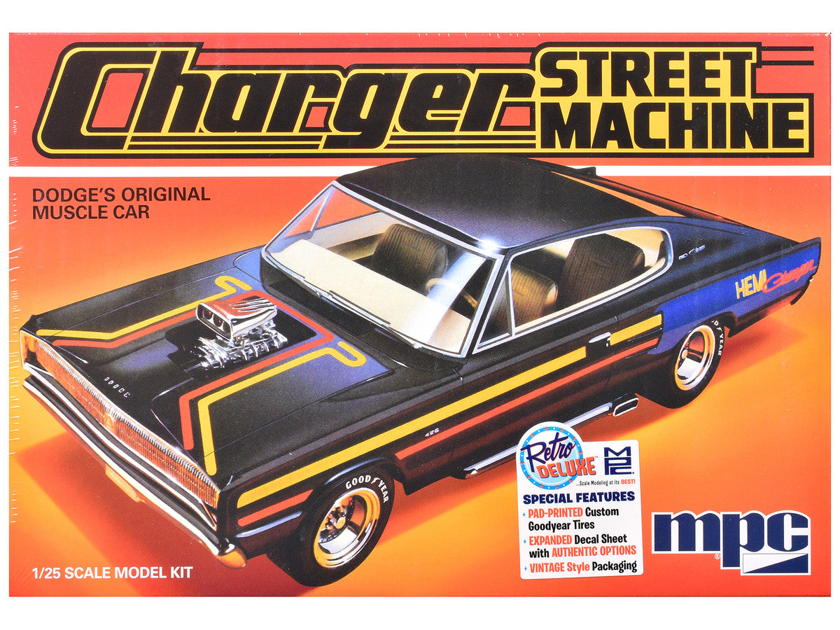 Skill 2 Model Kit 1967 Dodge Charger Street Machine 1/25 Scale Model by MPC MPC