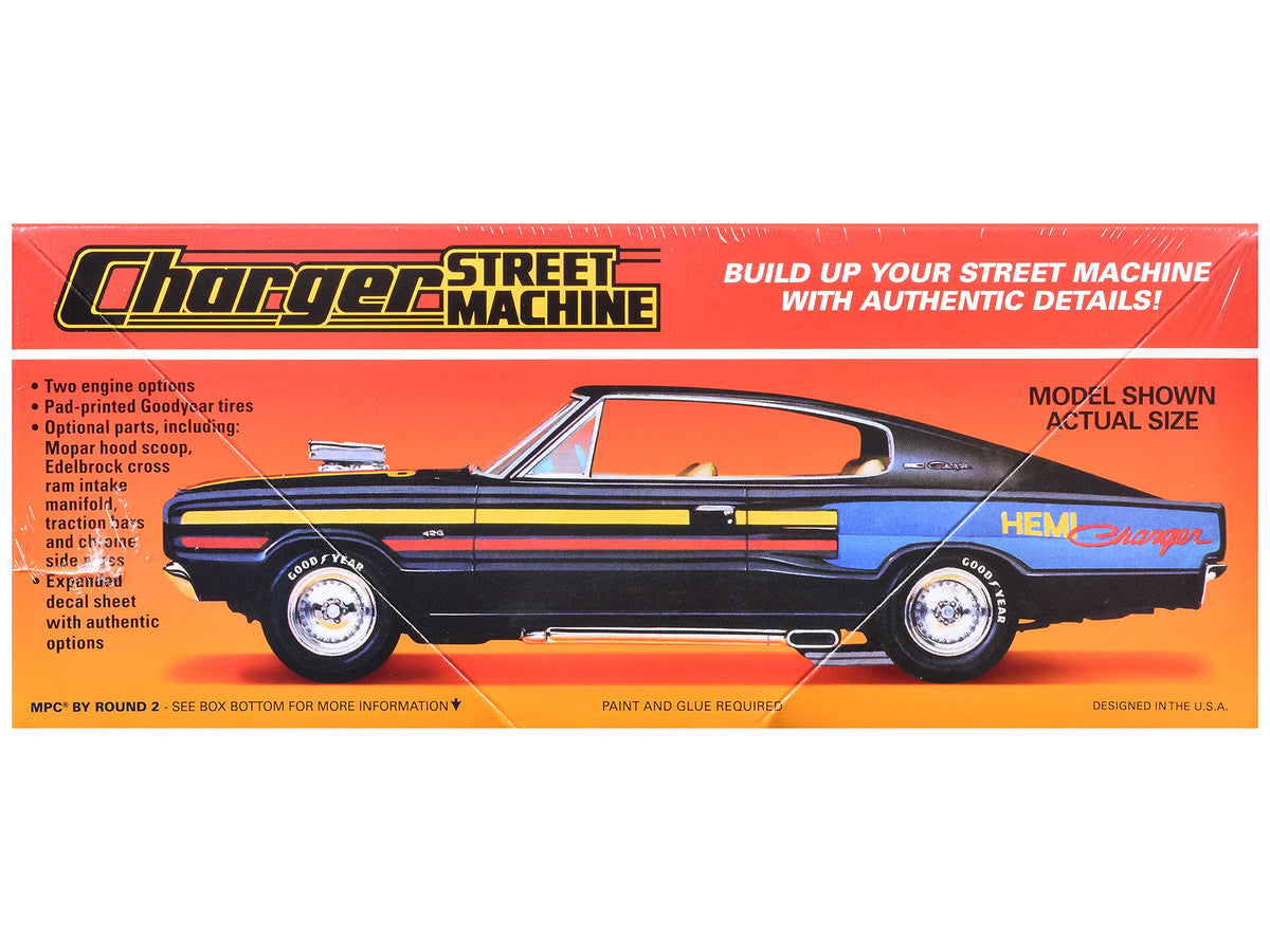 Skill 2 Model Kit 1967 Dodge Charger Street Machine 1/25 Scale Model by MPC MPC