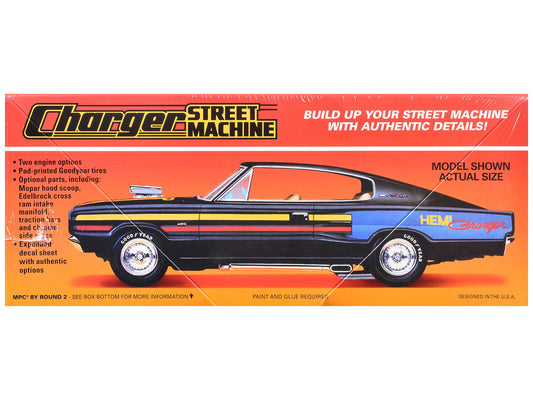 Skill 2 Model Kit 1967 Dodge Charger Street Machine 1/25 Scale Model by MPC MPC