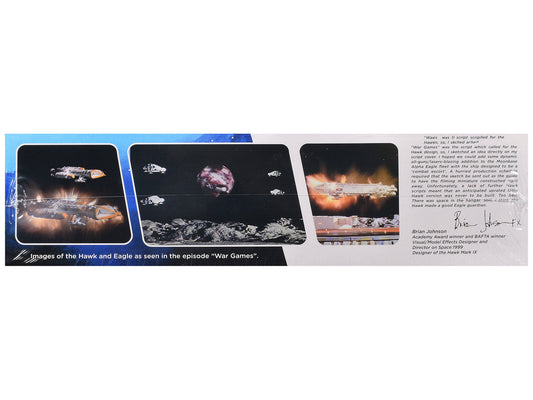 Skill 2 Model Kit Eagle and Hawk War Games Edition "Space: 1999" (1975-1977) TV Series 1/72 Scale Model by MPC MPC
