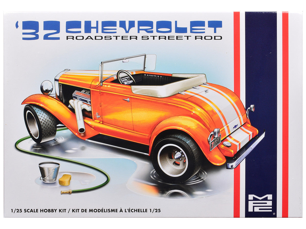 Skill 2 Model Kit 1932 Chevrolet Roadster Street Rod 1/25 Scale Model by MPC AMT