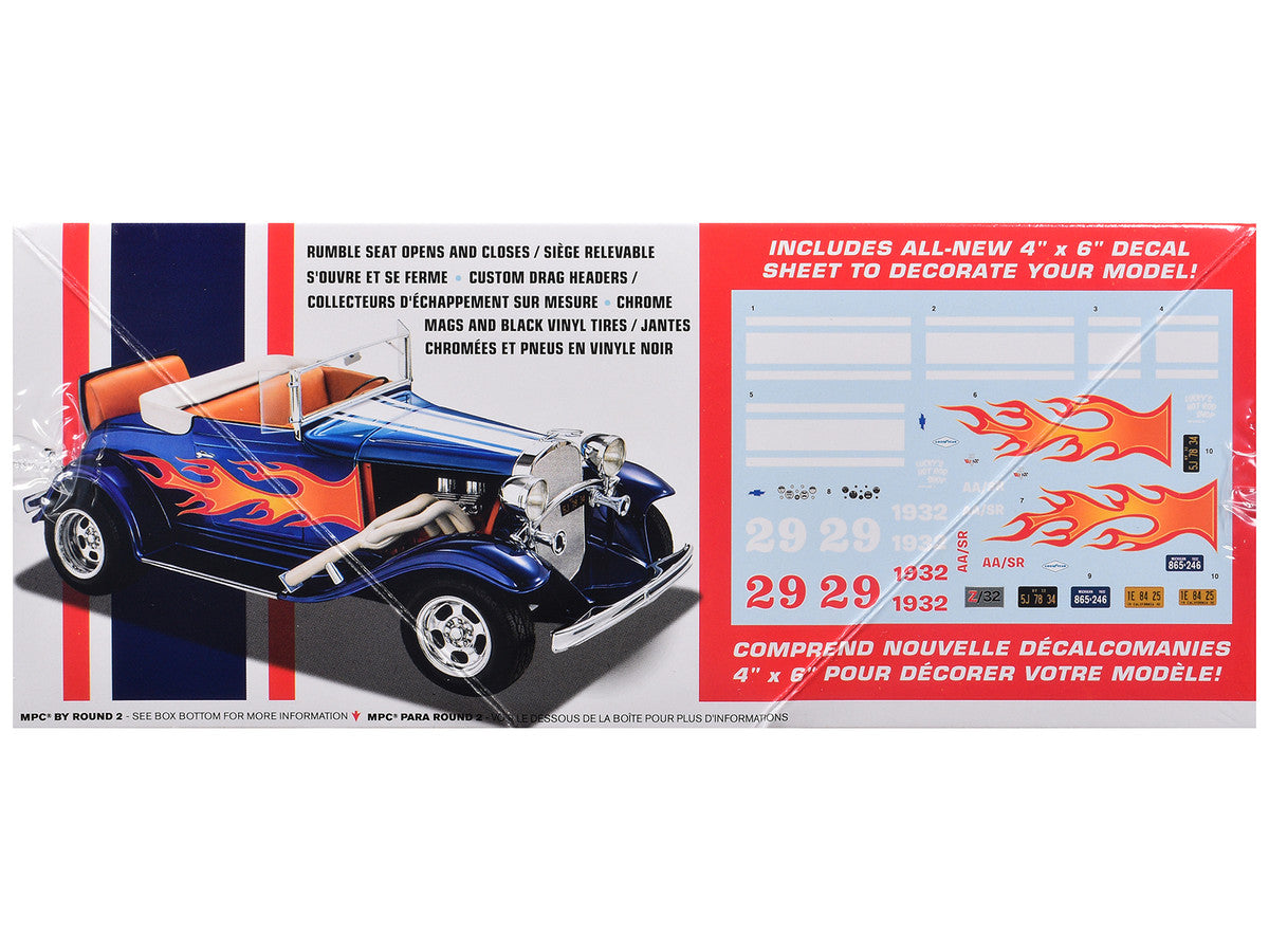 Skill 2 Model Kit 1932 Chevrolet Roadster Street Rod 1/25 Scale Model by MPC AMT