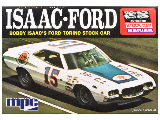 Skill 2 Model Kit 1972 Ford Torino Stock Car "Bobby Isaac" 1/25 Scale Model by MPC MPC