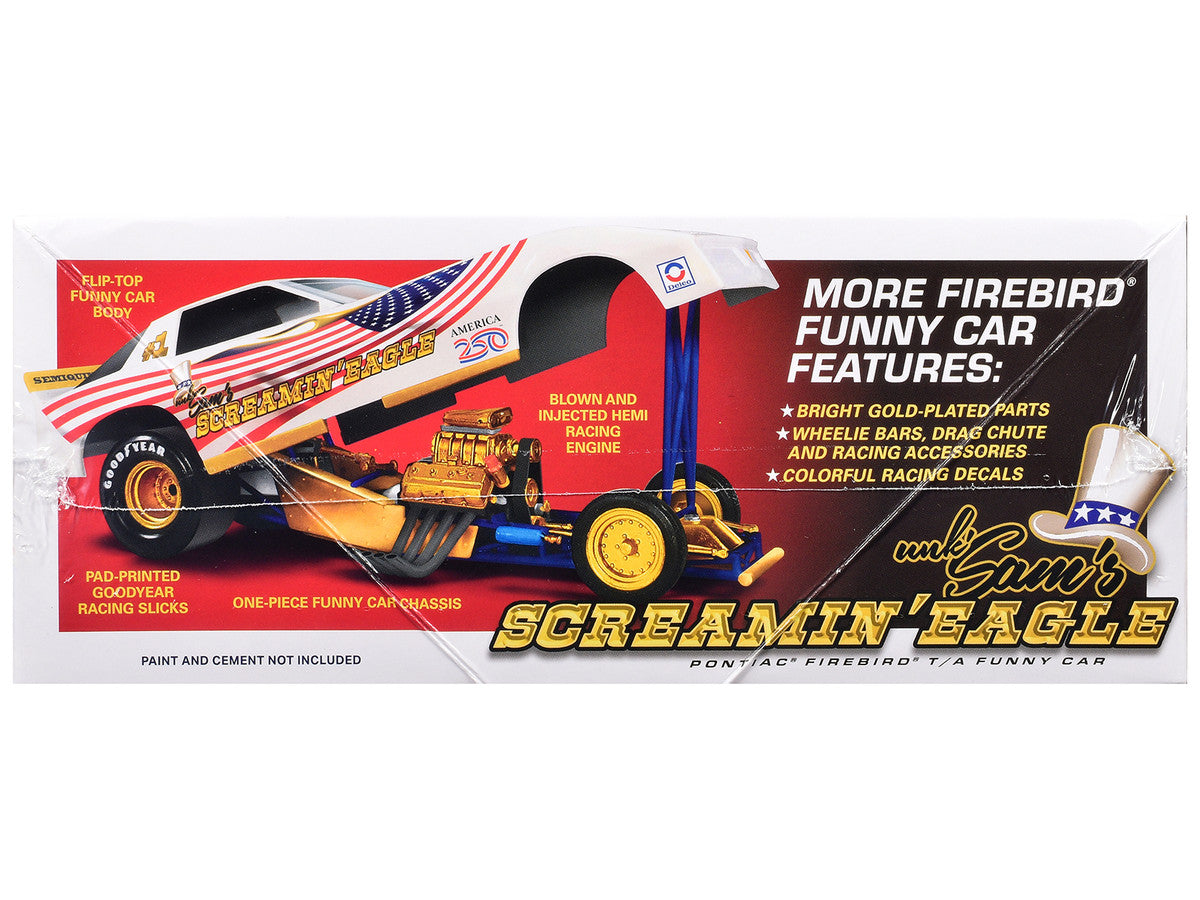 Skill 2 Model Kit Pontiac Firebird Funny Car "Unk' Sam's Screaming Eagle" 1/25 Scale Model by MPC MPC