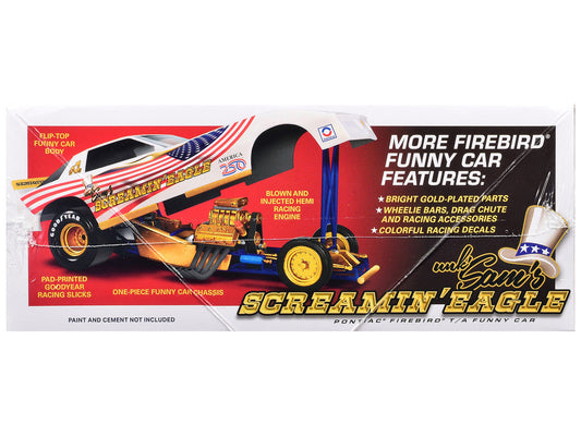 Skill 2 Model Kit Pontiac Firebird Funny Car "Unk' Sam's Screaming Eagle" 1/25 Scale Model by MPC MPC