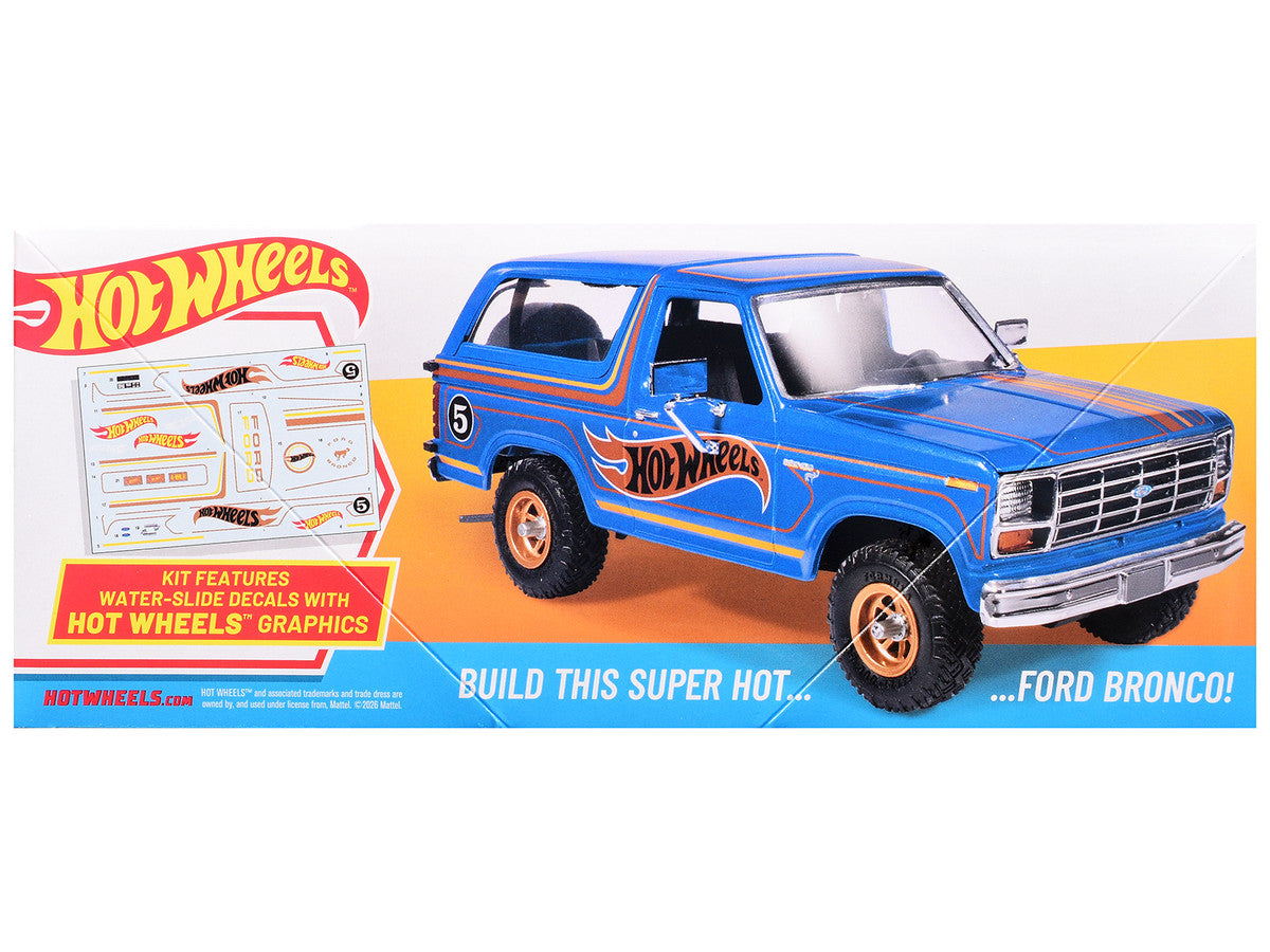 Skill 2 Model Kit Ford Bronco 4-Wheeler "Hot Wheels" 1/25 Plastic Model by MPC MPC