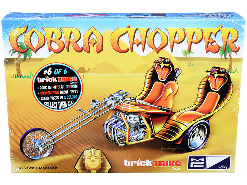 Skill 2 Model Kit Cobra Chopper "Trick Trikes" Series 1/25 Scale Model by MPC MPC