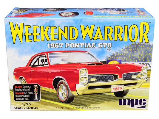 Skill 3 Model Kit 1967 Pontiac GTO "Weekend Warrior" 3 in 1 Kit 1/25 Scale Model by MPC MPC