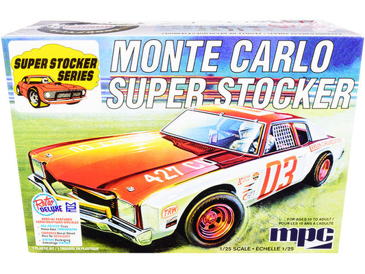 Skill 2 Model Kit 1971 Chevrolet Monte Carlo Super Stocker 1/25 Scale Model by MPC MPC