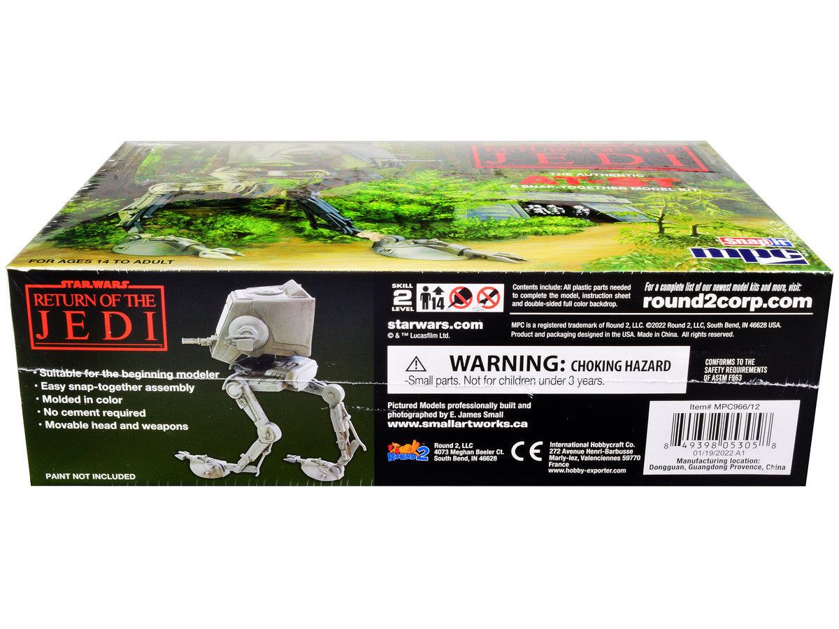 Skill 2 Snap Model Kit AT-ST "Star Wars: Return of the Jedi" Movie Scale Model by MPC MPC