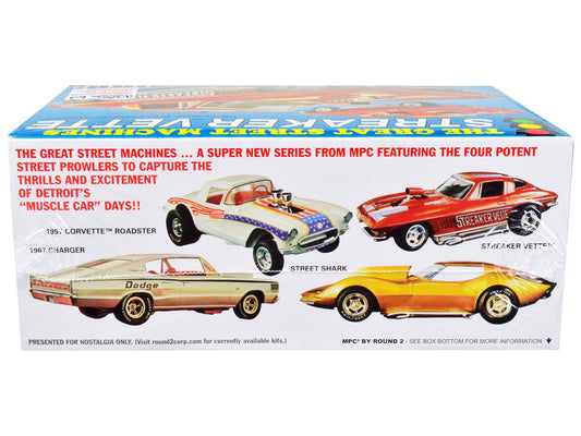 Skill 2 Model Kit 1967 Chevrolet Corvette Stingray "Streaker Vette" "The Great Street Machines" Series 1/25 Scale Model Car by MPC MPC