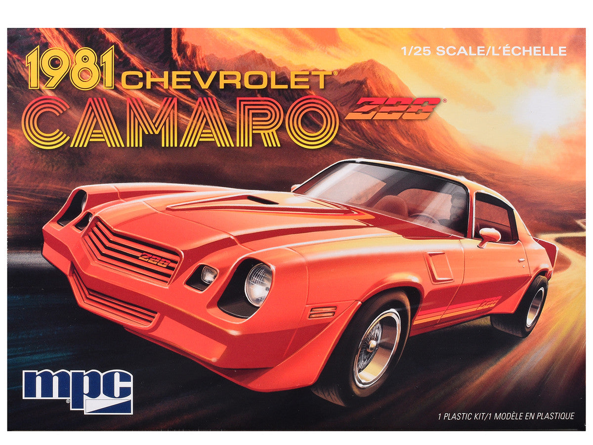 Skill 2 Model Kit 1981 Chevrolet Camaro Z28 1/25 Scale Model by MPC AMT