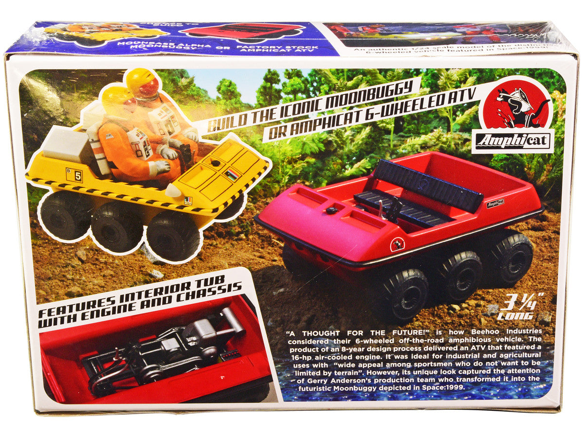 Skill 2 Moonbuggy/Amphicat 6-Wheeled ATV "Space: 1999" (1975-1977) TV Show 2-in-1 Model Kit 1/24 Scale Model by MPC MPC