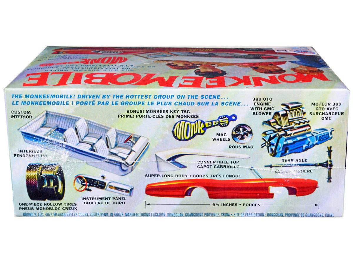 Skill 2 Model Kit Monkeemobile "The Monkees" (1966-1968) TV Series 1/25 Scale Model Car by MPC MPC
