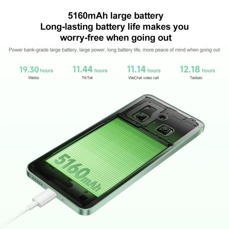 Xiaomi Redmi 14C, 4GB+128GB, 6.88 inch Xiaomi HyperOS MediaTek Helio G81-Ultra Octa Core, Network: 4G, Not Support Google Play (Green)