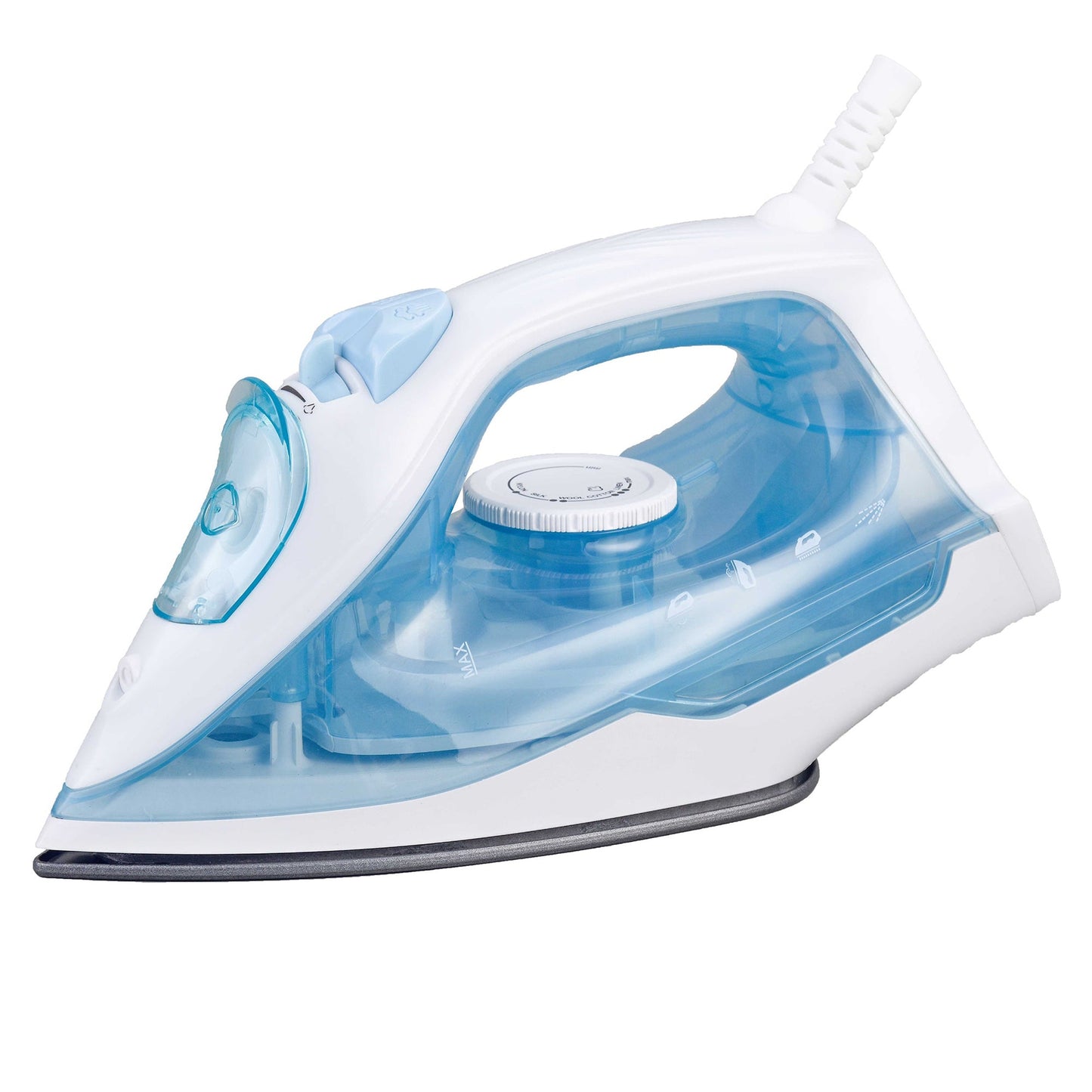 Brentwood 1200W Lightweight Non-Stick Steam Iron White W2B