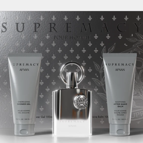 Afnan Supremacy Silver 3 Piece Gift Set W2B