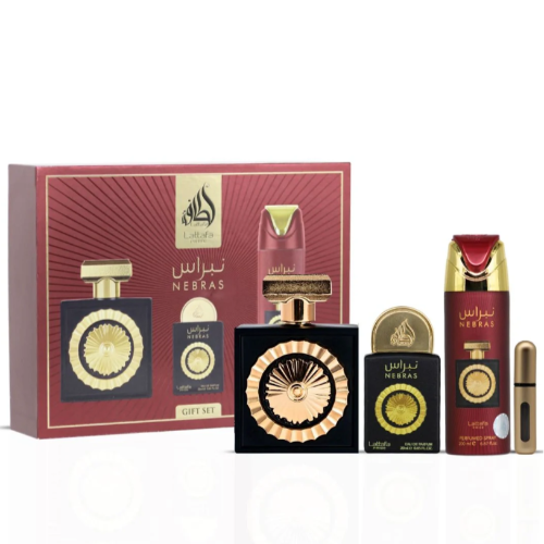Lattafa Nebras 3 Piece Gift Set W2B
