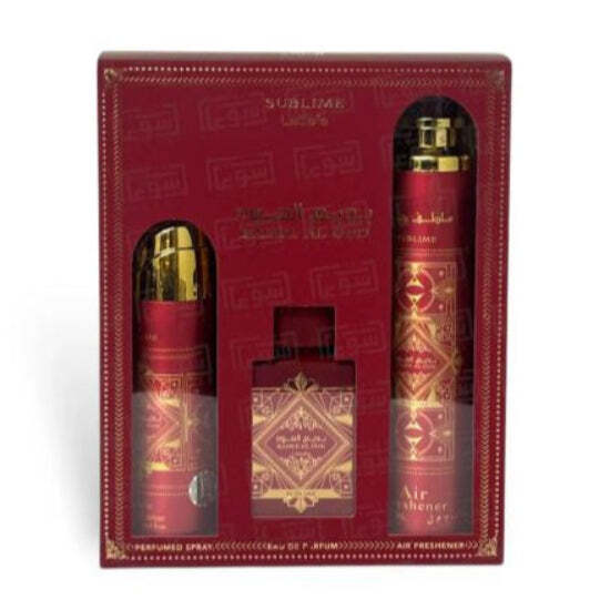 Lattafa Badee Al Oud Sublime 3 Piece Gift Set W2B