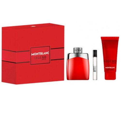 Mont Blanc Legend Red 3 Piece Gift Set W2B