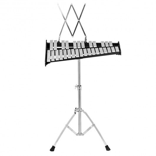 30 Notes Percussion with Practice Pad Mallets Sticks Stand W2B