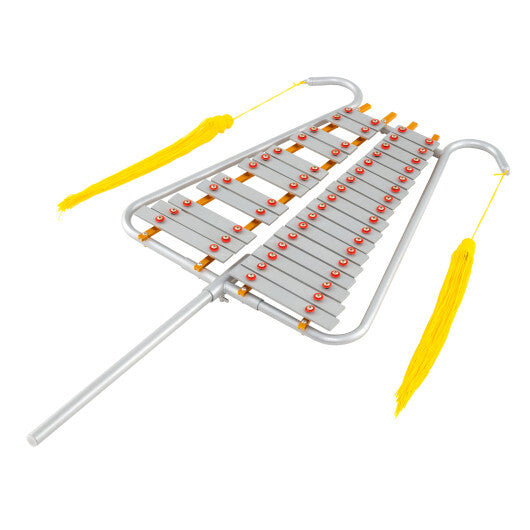 Marching Glockenspiel 29 Note Bell Lyre for Marching Band-Silver W2B