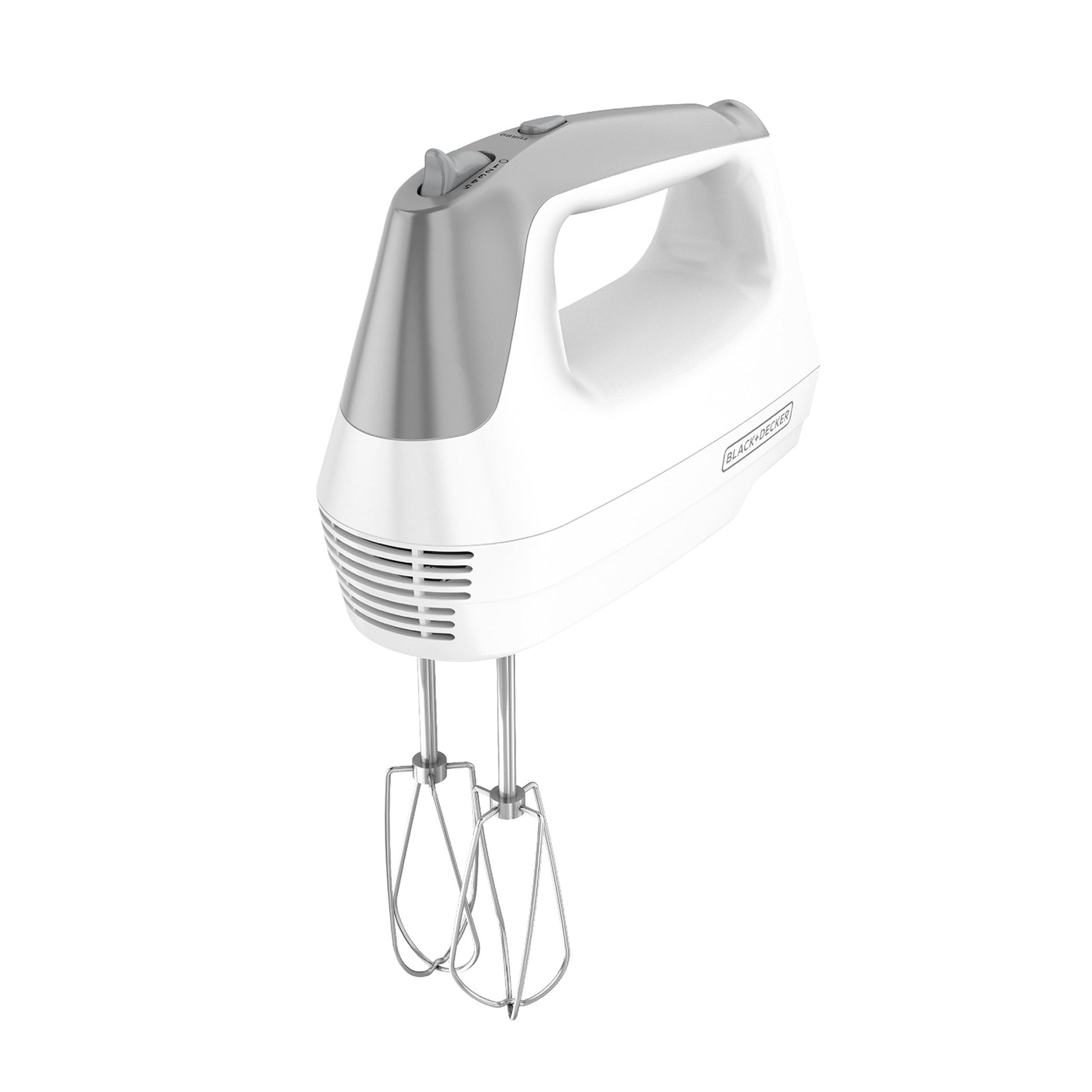 Black and Decker Lightweight 5-Speed Hand Mixer in White W2B