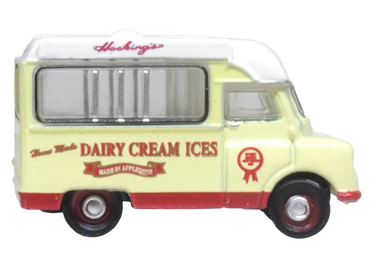 Bedford CA Ice Cream Van "Hockings Dairy Cream Ice" Cream with White Top 1/148 (N) Scale Diecast Model Car by Oxford Diecast Oxford Diecast