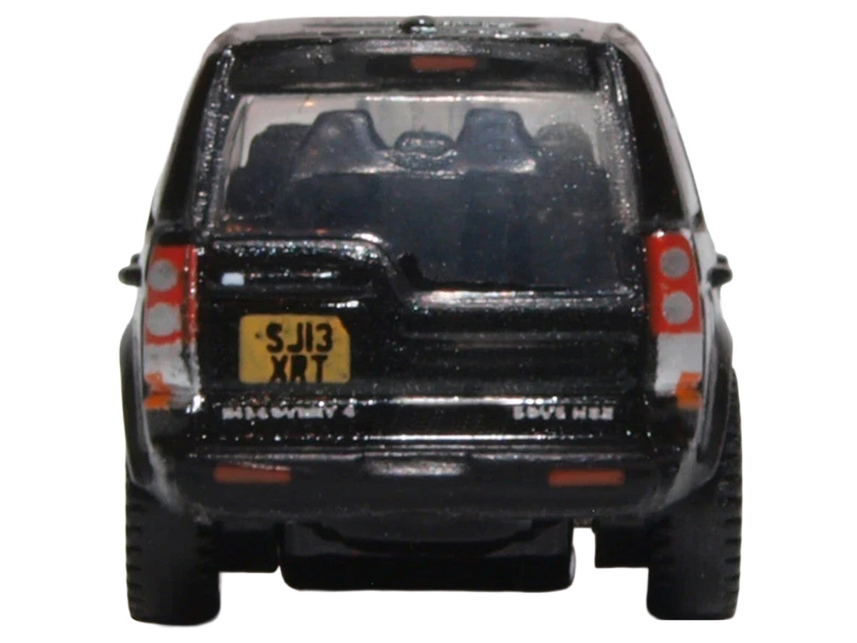 Land Rover Discovery 4 RHD (Right Hand Drive) Santorini Black 1/148 (N) Scale Diecast Model car by Oxford Diecast Oxford Diecast