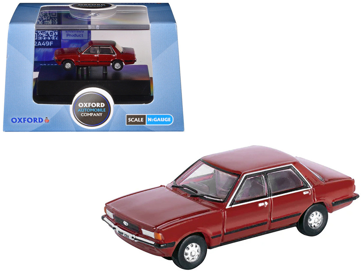 Ford Cortina MKV RHD (Right Hand Drive) Cardinal Red 1/148 (N) Scale Diecast Model Car by Oxford Diecast Oxford Diecast