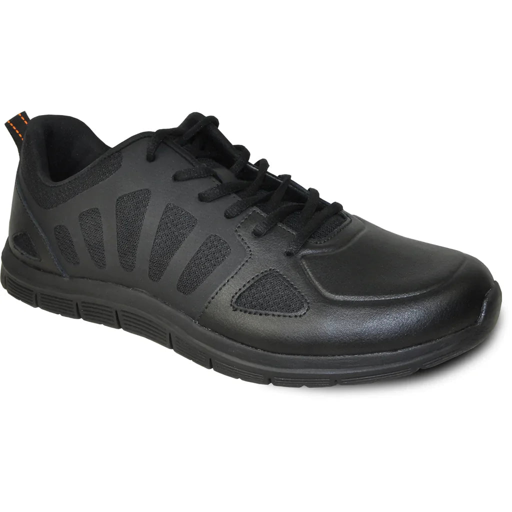 VANGELO Men Slip Resistant Shoe NICK-1 Black Tux-USA