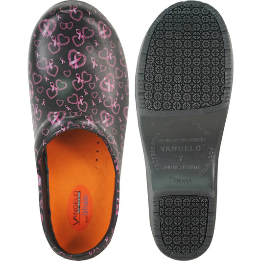 VANGELO Women Slip Resistant Clog NIKO Fushia-1 Tux-USA