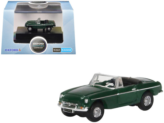MG MGB Roadster RHD (Right Hand Drive) British Racing Green 1/148 (N) Scale Diecast Model Car by Oxford Diecast Oxford Diecast
