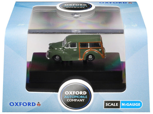 Morris Minor Traveller Almond Green 1/148 (N) Scale Diecast Model Car by Oxford Diecast Oxford Diecast