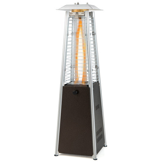 10000 BTU Portable Steel Tabletop Patio Heater with Glass Tube W2B