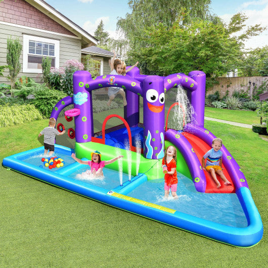 Inflatable Water Slide Castle without Blower W2B