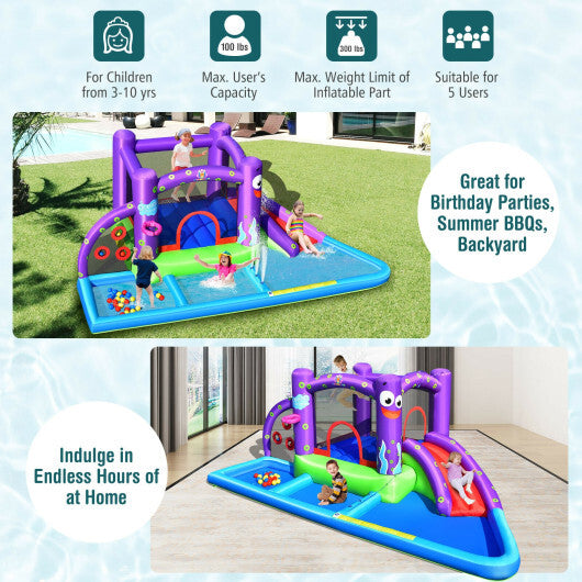 Inflatable Water Slide Castle without Blower W2B